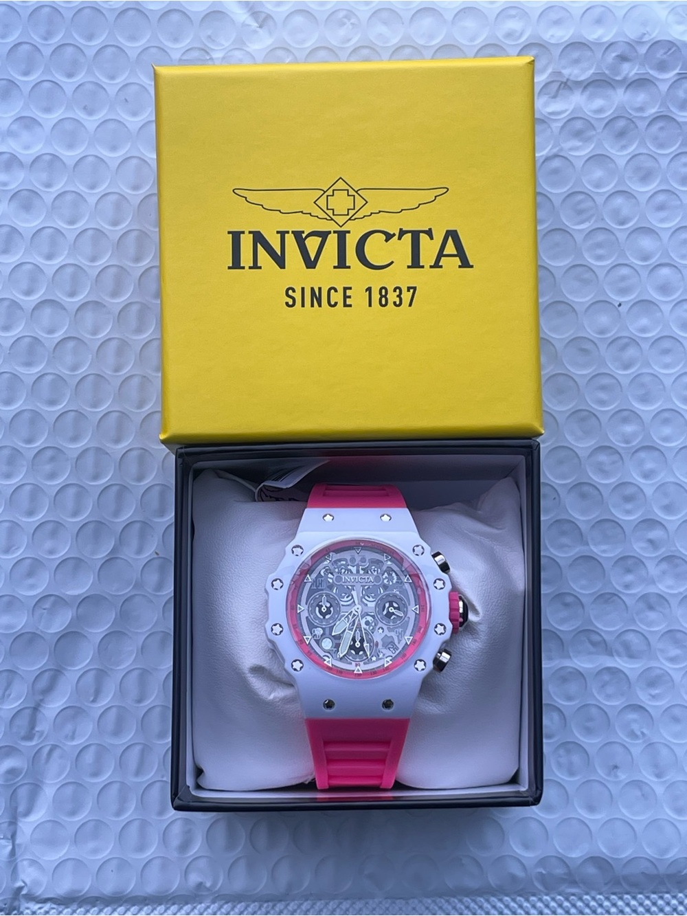 Invicta Racing Apexium Unisex Watch - 41mm, Pink (69620) - Picture 12 of 12